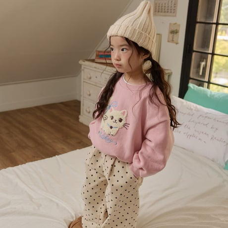 melikey/55. polka_dot corduroy P  XS-XL