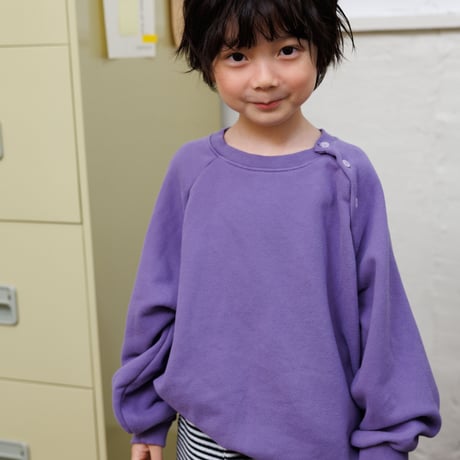 andbutter/4. Button Raglan Sweatshirt XS-XL