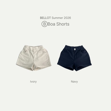 bellot/45. boa shorts  S-L