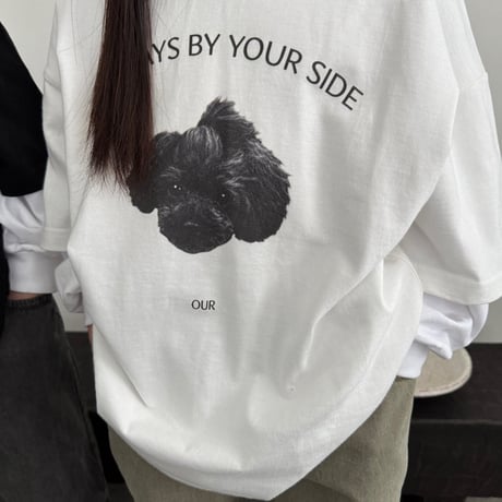 our/1. poodle T-shirt S-XL