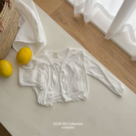 ninibello/38. sha Bet sleeveless set cardigan 2XL