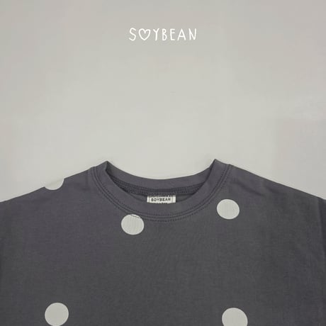 soybean/56. plan ) dot big box T-shirt JS-JM