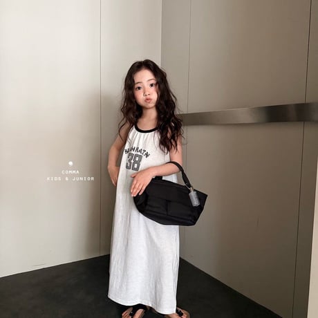comma/222. two color long one-piece 160-170