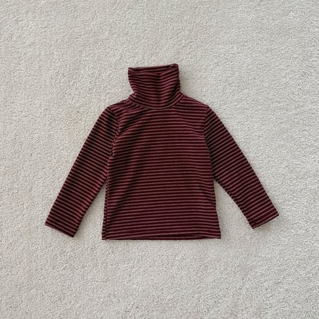 fromi/52. Herbert Striped Turtleneck Tee JS-JM