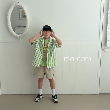 mamami/105. stripe summer shirt XS-XL