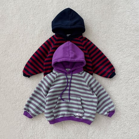 fromi/36. Buddy Striped Hoodie JS-JM