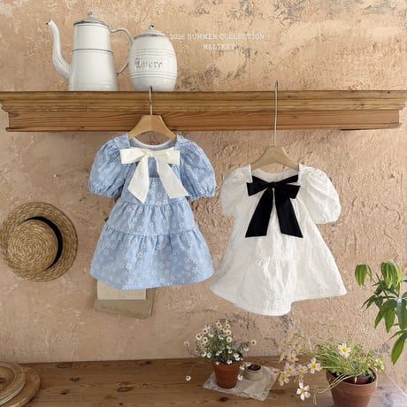 melikey/104. shine ribbon one-piece JS-JM