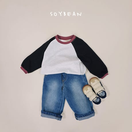 soybean/161. wide brush denim pants XS-XL
