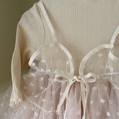 aosta/17. [Lace Ribbon Open Dress] FREE