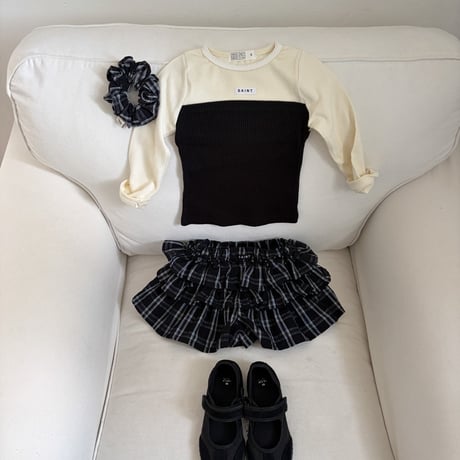 saintdoll/20. color Block T-shirt JS-JL