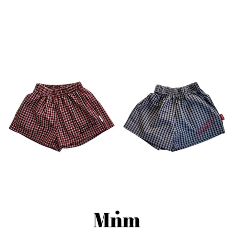 minimal/29. check trunk pants JS-JM