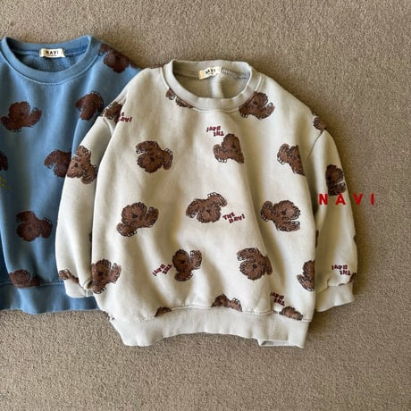 navi/26. pooch man-to-man 2XL-JL