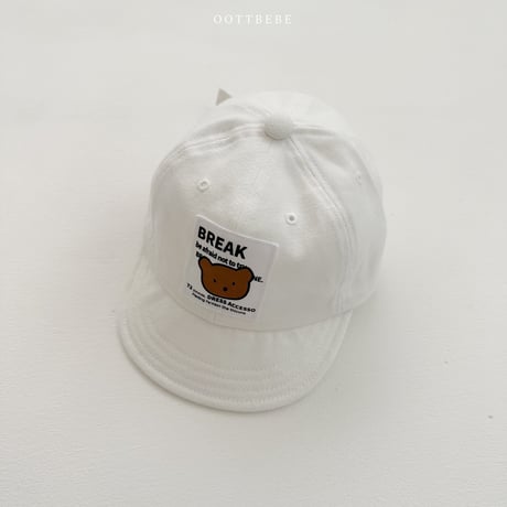 oottbebe/21. bear stitch cap S(1-3Y)-M(3-6Y)