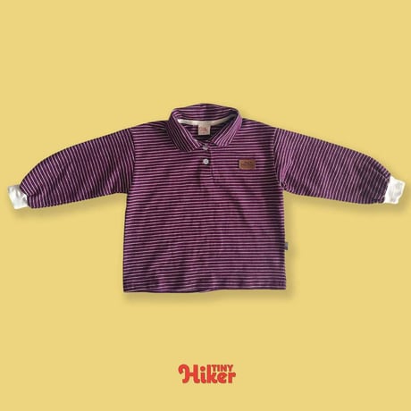 tinyhiker/20. collar stripe T-shirt XS-XL