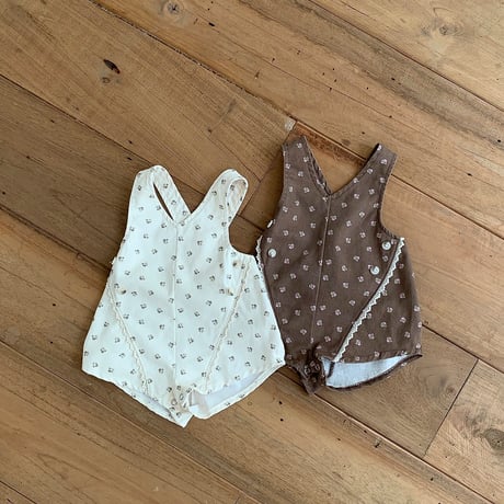 bebeholic/15. eve overalls suit S(3-6M)-XL(18-24M)