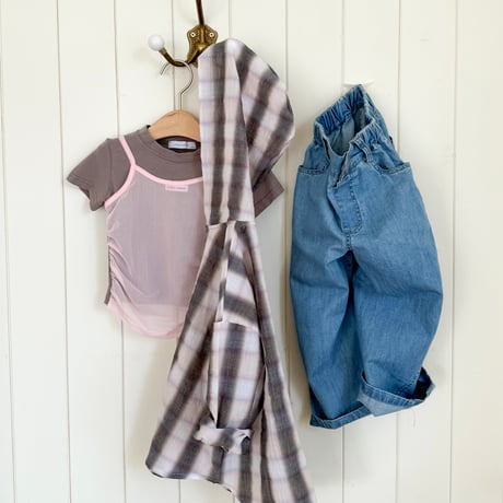 urbanrabbit/48. Check Hood Shirt Jacket XS-XL