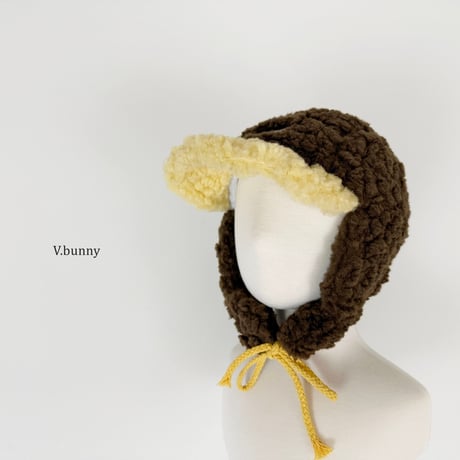 vbunny/35. pogle two color cap FREE(48CM-53CM)