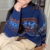 dadada/10. very blue knit JS-JL