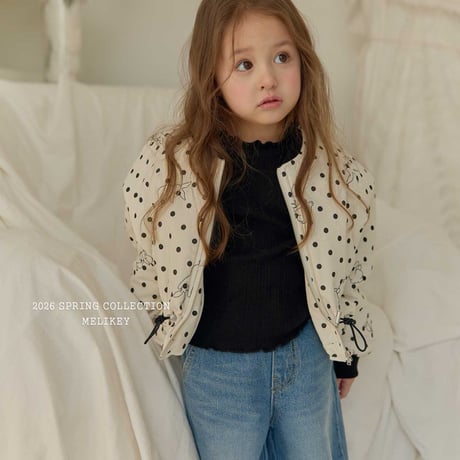 melikey/104. rabbit shirring bomber jacket XS-XL