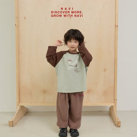 navi/53. post raglan T-shirt 2XL-JL