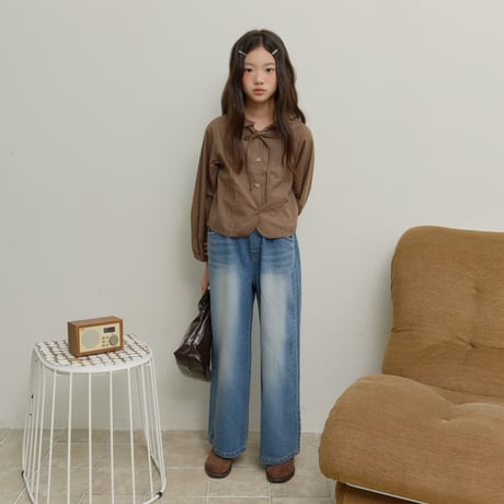 sm2/22. pin tuck collar blouse 9-17