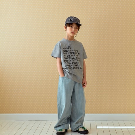 minimal/51. letter half t T-shirt S-XL