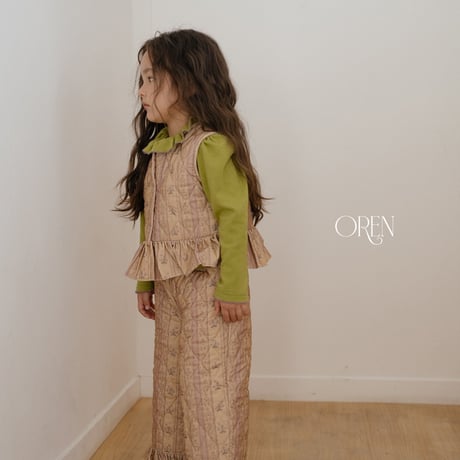 oren/41. Root quilting padding updown vest S-XL