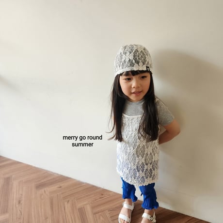 merrygoround/43. lace long sleeveless XS-2XL