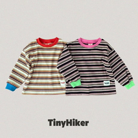 tinyhiker/15. candy stripe T-shirt XS-XL