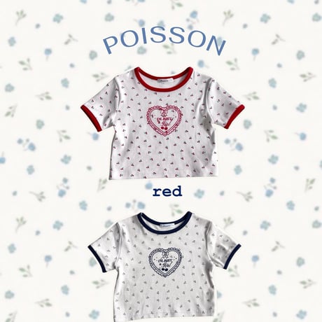 poisson/76. mini cherry T-shirt JS-JM