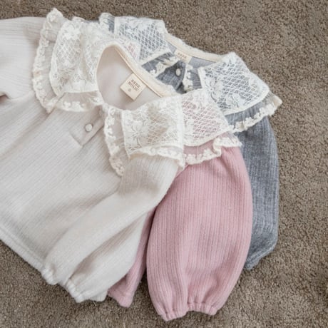 bebeholic/29. may collar T-shirt S(3-6M)-XL(18-24M)