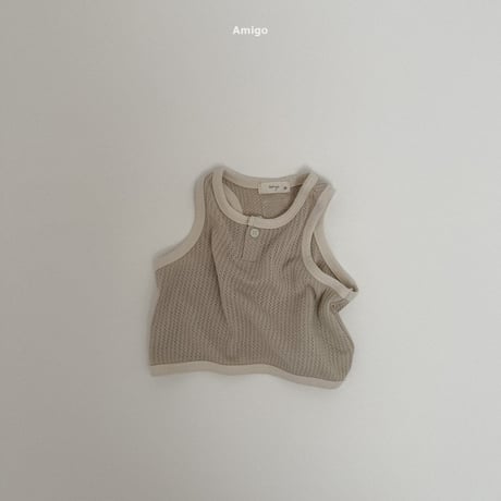 amigo/43. rain jagard sleeveless XS-XL