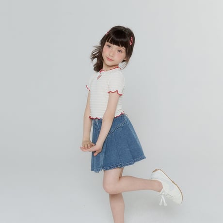 forkchips/24. flip denim skirt JS-JXL