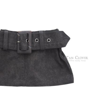 zanclover/35. wide belt skirt 3-11