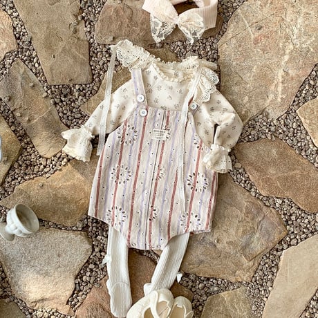 bebeholic/14. delly overalls suit S(3-6M)-XL(18-24M)