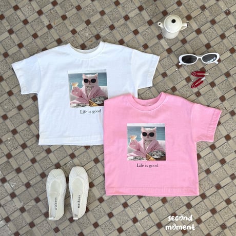 secondmoment/9. cats T-shirt S-XL
