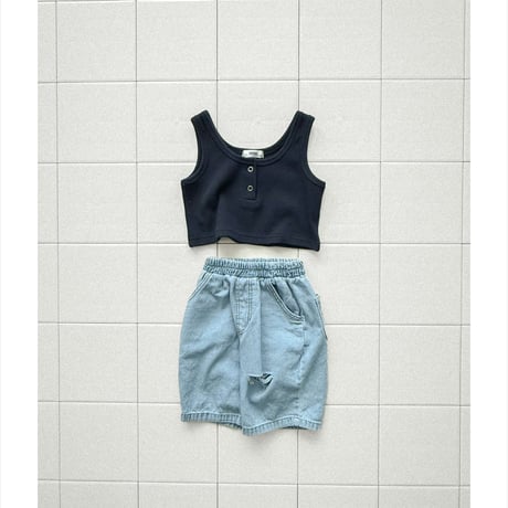 onu/28. mini waffle sleeveless XS-XL