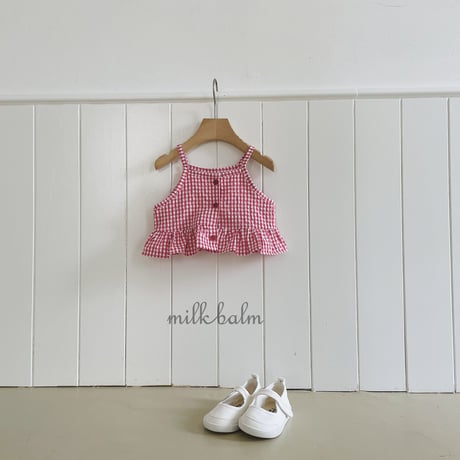 milkbalm/1. candy check bustier XS-XL
