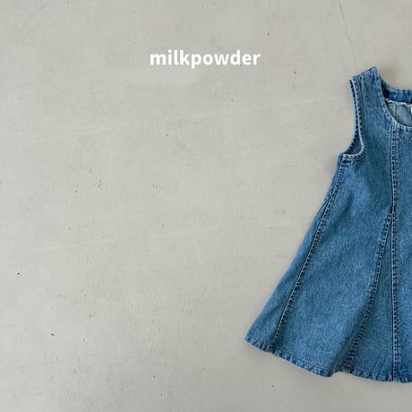 milkpowder/11. oz denim one-piece 5-11