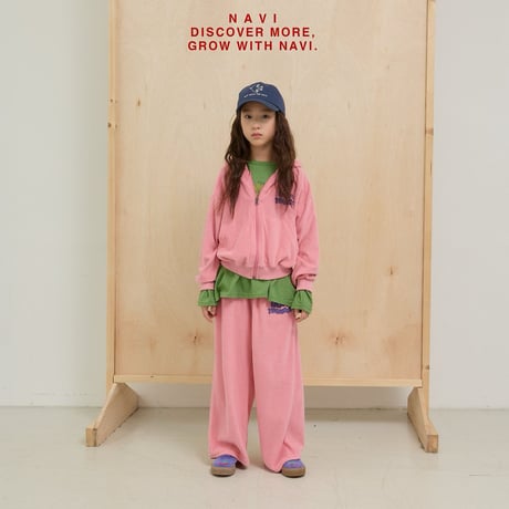 navi/50. flower hood zipup S-XL