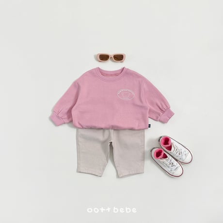 oottbebe/46. moment ( kids ) man-to-man XS(1-2Y)-XL(6-7Y)