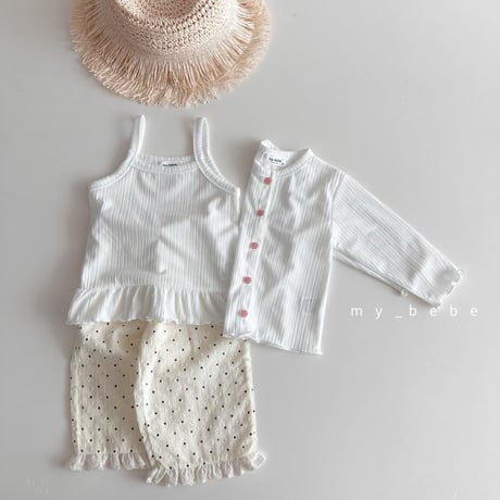 mybebe/21. cooling fril sleeveless XS-XL