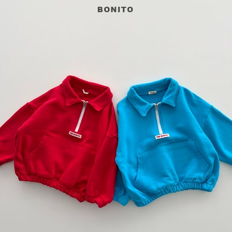 bonito/81. collar half zipup JS-JM