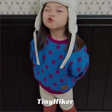 tinyhiker/11. star gram knit man-to-man XS-XL