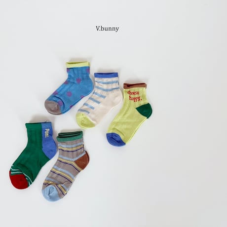 vbunny/93. mix socks set M(130-150)-XL(180-210)