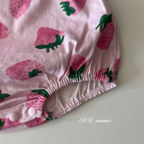sou/19. strawberry suit sleeveless 12M-18M