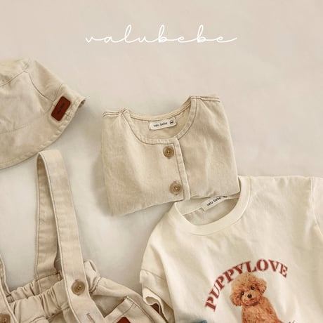 valubebe/60. over denim vest 6M-S