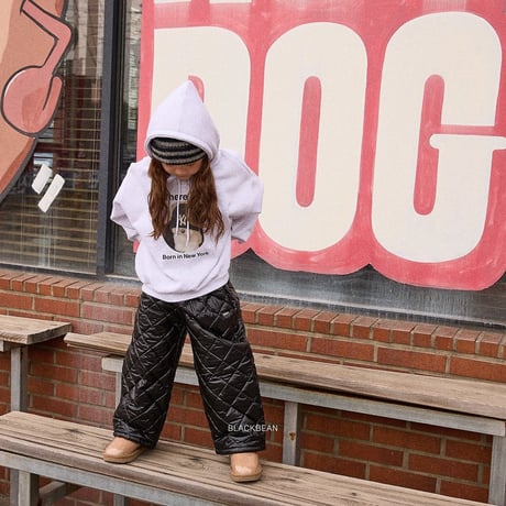 blackbean/43. beanie hood T-shirt S-XL