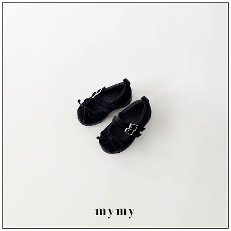 mymy/3. black rice shoes 140-200