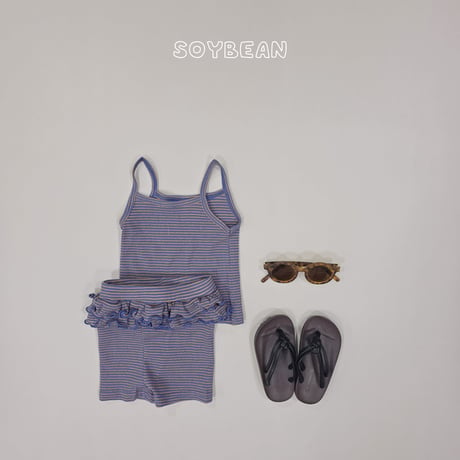 soybean/86. plan ) very fril updown set XS-XL